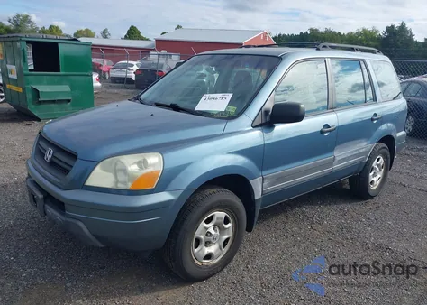 2005 Honda Pilot Lx z USA, uszkodzony, nr VIN 2HKYF18185H551226